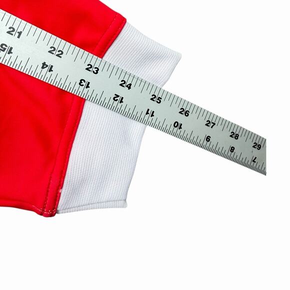 Drunk Munk Hero Hoodie Mens Sz M Red Yellow Doop Zip Up Cosplay Jacket Superhero - Picture 5 of 9